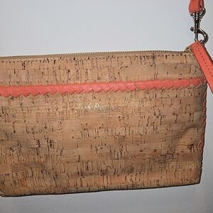 Cork and Coral Crossbody Bag